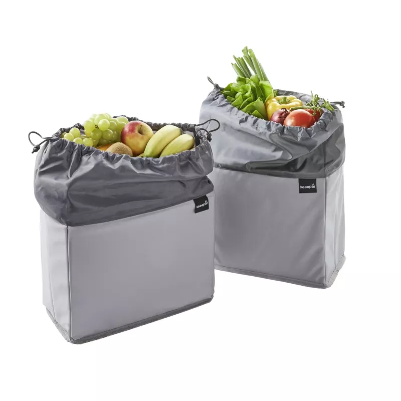 keeeper neo Fruit- en groentenzak, 13 liter, Grafiet, trekkoordsluiting, ruimtebesparend 1429582600000
