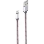 shiverpeaks BS14-50079 USB 2.0-kabel, USB-A naar Micro-USB B, 0,9 m, bruin