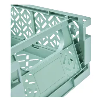 keeeper mini-vouwbox fritzi, maat L, Nordic Green, 9,6 liter, opvouwbare decoratieve opbergbox, voedselveilig, 1 stuk 1023431500000