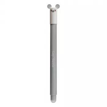 Faber-Castell Eberhard Faber Animal Erase it! Muis gelpen 0,7 mm blauw, navulbaar, uitwisbaar (1 stuk) 582108