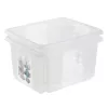 keeeper opbergbox karolina Stitch, 24 liter draaibare/stapelbare box met deksel, PP, transparant, 1 stuk 1223700131900