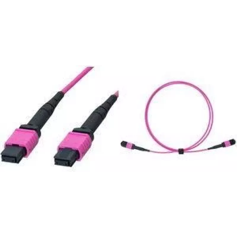 LogiLink FM7LC05 MPO-patchkabel, 12 vezels, multimode OM4 50/125 µm, MPO/PC B/B, type B, 5 m