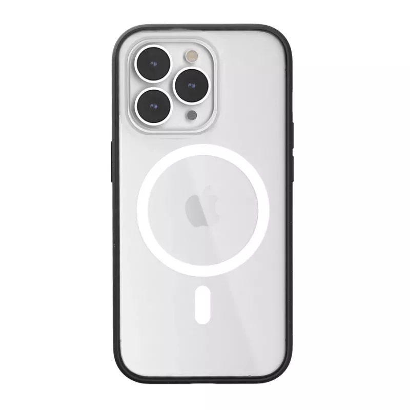 Woodcessories ECO646 iPhone 14 Pro Max hoesje transparant zwart