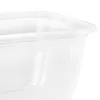 keeeper fredo fresh levensmiddelenbewaarcontainer-set, 2 x 3,3 L, rechthoekig, transparant met grijze deksels 3068082700000