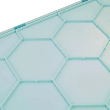 keeeper profi vouwbox lea, 32 liter, aquamarijn, draagvermogen 30 kg, soft-grip handgrepen, PP/TPE, 1 stuk 10296624000NN