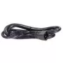 BACHMANN IEC C20 naar C19 stroomkabel 1m zwart 16A 250V 356.1228
