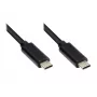 EXSYS EX-K1585-2.0 USB-C-kabel 2 m, USB 3.2 Gen 1, zwart