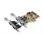 EXSYS EX-45034 PCIe 4-poorts seriële RS-232/422/485 kaart (FTDI)