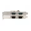 EXSYS EX-45034 PCIe 4-poorts seriële RS-232/422/485 kaart (FTDI)