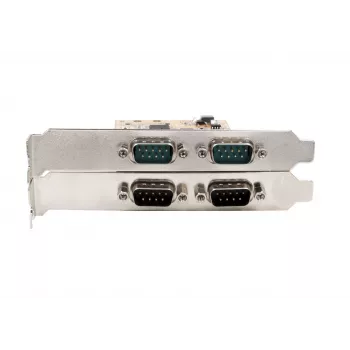 EXSYS EX-45034IS 4-poorts RS-232 PCI Express seriële kaart met 2,5kV optische isolatie