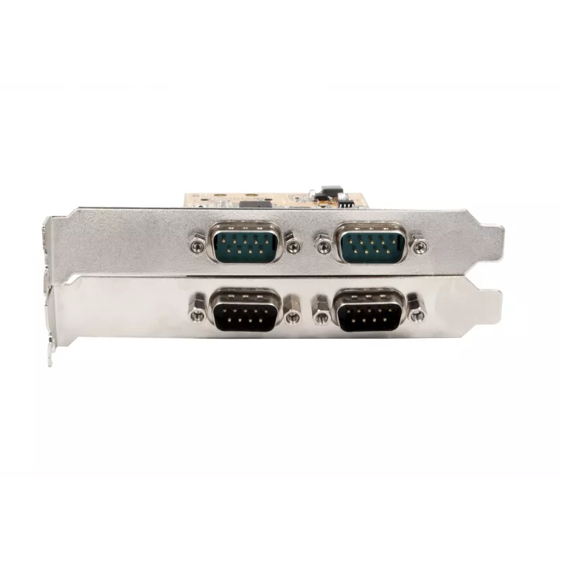 EXSYS EX-45034IS 4-poorts RS-232 PCI Express seriële kaart met 2,5kV optische isolatie