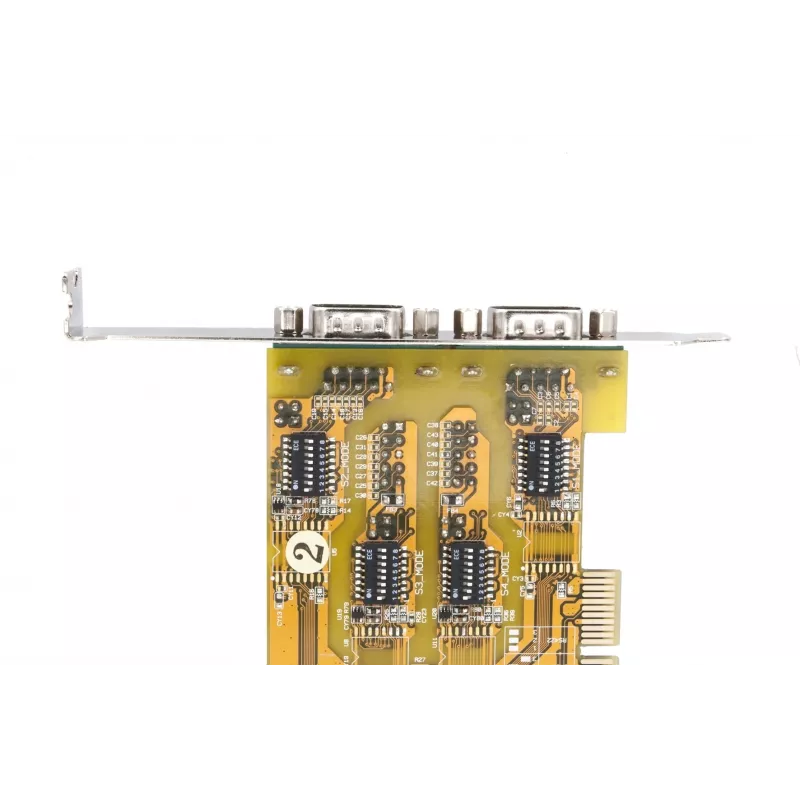 EXSYS EX-45034IS 4-poorts RS-232 PCI Express seriële kaart met 2,5kV optische isolatie