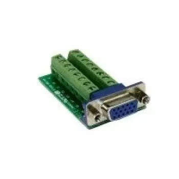 EXSYS EX-49020 VGA 16-pins kabeladapter groen - zilver