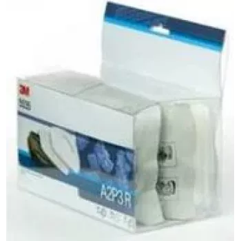 3M filter-navulpack 5535 voor ademhalingshalfmaskerset (5535), P2 R deeltjesfilter, 2 filters en 2 houders