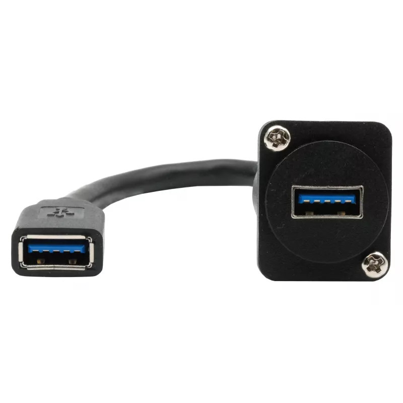 EXSYS EX-49165 D-type inbouw USB-A-bus naar bus kabeladapter, USB 3.2 Gen 1, 20 cm