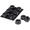 3M SJ 5009 MPBB zelfklevende ronde stootvoetjes, zwart, 22,3 mm diameter x 10,1 mm hoogte, 6 stuks