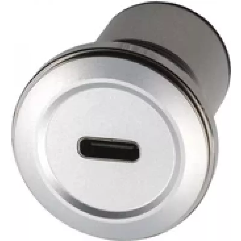 EXSYS EX-49194 inbouwadapter metaal, USB-C-bus naar USB-A-bus