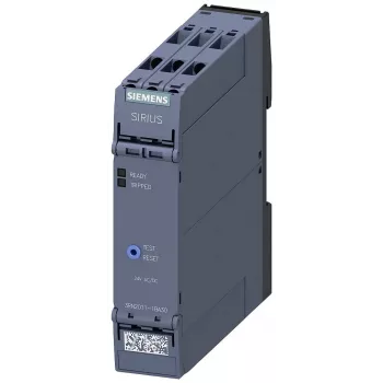 Siemens SIRIUS 3RN2 thermistor-motorbeveiligingsrelais 3RN2011-1BA30, 24 V AC/DC, 1 NO + 1 NC, schroefklemmen, DIN-rail