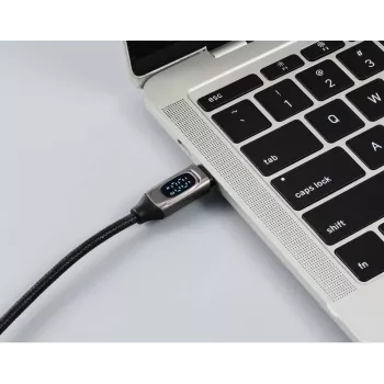 Renkforce USB-C naar USB-C kabel 2.0, 2 m, zilver (metallic) RF-6249498