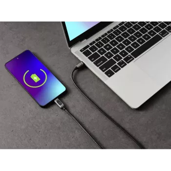 Renkforce USB-C naar USB-C kabel 2.0, 2 m, zilver (metallic) RF-6249498