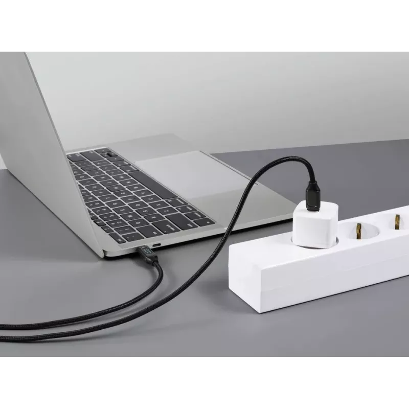 Renkforce USB-C naar USB-C kabel 2.0, 2 m, zilver (metallic) RF-6249498