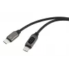 Renkforce USB-C naar USB-C kabel 2.0, 2 m, zilver (metallic) RF-6249498