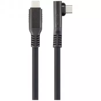 Renkforce USB4 USB-C naar USB-C kabel 1m zwart 8K UHD magnetische stekker RF-6438138