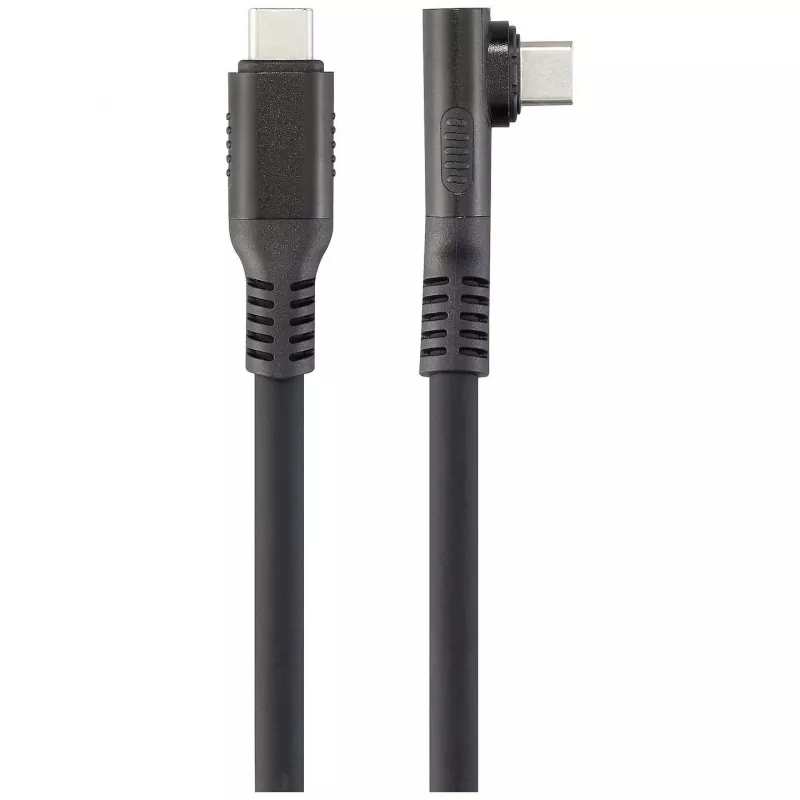 Renkforce USB4 USB-C naar USB-C kabel 1m zwart 8K UHD magnetische stekker RF-6438138