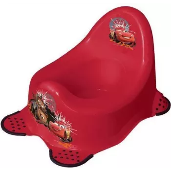 keeeper kids baby-potje Adam Cars, kersenrood met print, antislip rubberen voetjes, 1 stuk 1867040117100