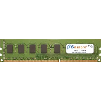 PHS-memory 2GB DDR3 UDIMM 1066MHz PC3-8500 CL7 240-pin 1,5V non-ECC geheugen voor FOXCONN 2A8C (SP325492)