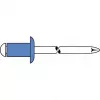 GESIPA blindklinknagel staal/staal 4x8mm platte ronde kop klembereik 2,5-4,5mm (6310443)