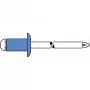 GESIPA blindklinknagel staal/staal 4x8mm platte ronde kop klembereik 2,5-4,5mm (6310443)