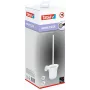 tesa MOON WHITE toiletborstel- en houder set, zelfklevend, metaal, matwit 40571-00000-00