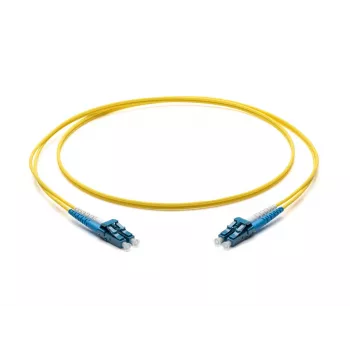 Corning LC/LC OS2 single-mode duplex glasvezel-patchkabel, 10m, geel F040402G2Z20010M