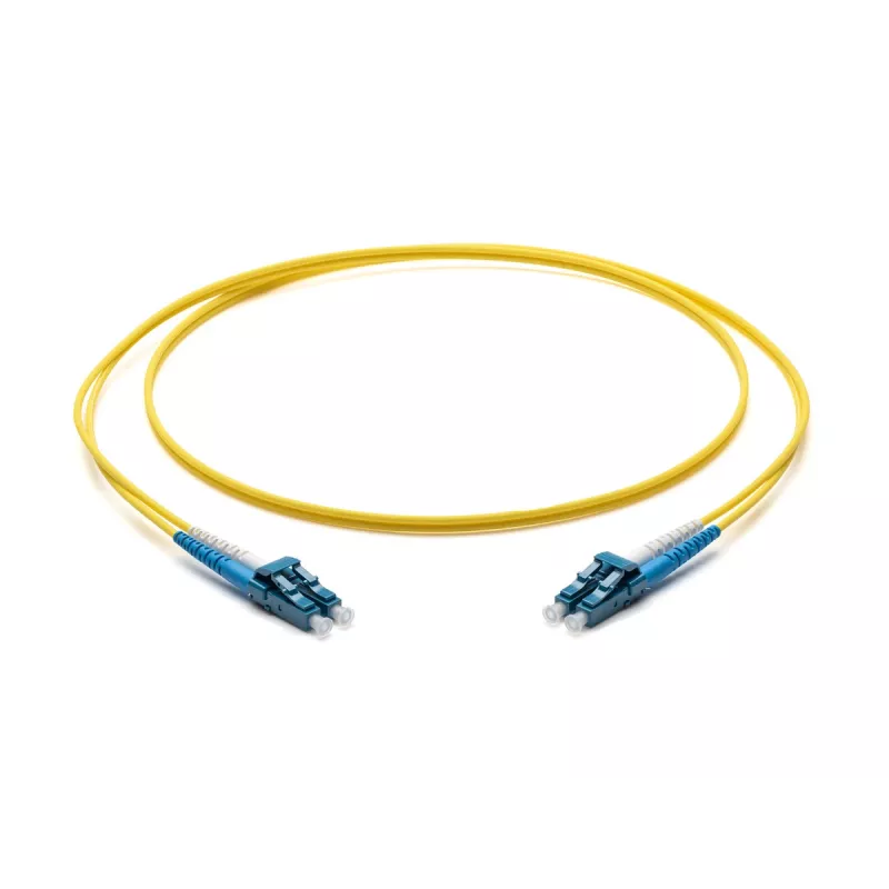Corning LC/LC OS2 single-mode duplex glasvezel-patchkabel, 10m, geel F040402G2Z20010M