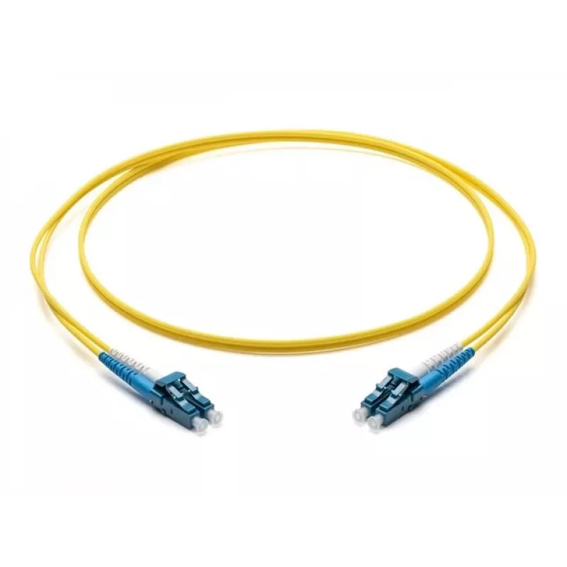 Corning LC/LC OS2 single-mode duplex glasvezel-patchkabel, 10m, geel F040402G2Z20010M