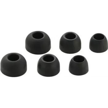Renkforce in-ear koptelefoon oordopjes, 3 paar, zwart (RF-5044672)