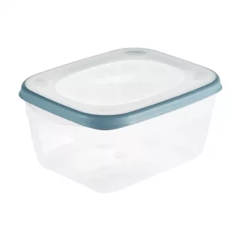 keeeper Franco bewaarcontainer voor levensmiddelen, 1,8 L, rechthoekig, blauwe rand 1079468000000