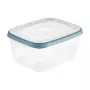 keeeper Franco bewaarcontainer voor levensmiddelen, 1,8 L, rechthoekig, blauwe rand 1079468000000