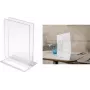 DEFLECTO DEMC150YTCRY A4 staand dubbelzijdig transparante acryl brochurehouder