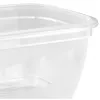 keeeper fredo fresh levensmiddelen-bewaarcontainer-set, 5x 0,5 L, rechthoekig, transparant met grijze deksels 3067282700000