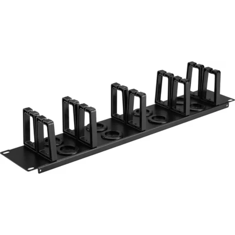 Renkforce RF-7116968 19 inch rack-kabelmanagementpaneel 2U 360° draaibare kabelhouders zwart