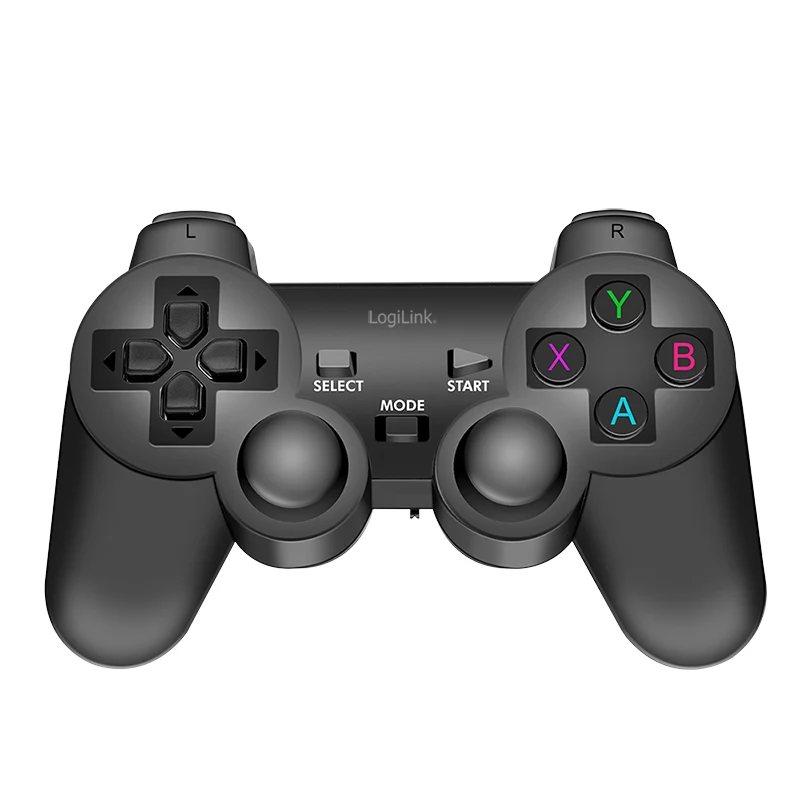 LogiLink AA0187 draadloze gaming-controller 2,4 GHz zwart 8 m bereik PC Android PS3