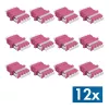 LogiLink LC-Duplex Quad LWL-koppelset, violet, 12-delig FA04LC7