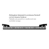 LogiLink PrimeLine 24-poorts afgeschermd Cat.6A Keystone patchpanel, 19 inch 1U, zwart (RAL9005), 24x Keystone-module inbegrepen NK5001