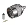 Wentronic Goobay N-type krimstekker voor RG58-kabel, 5,2 mm, gouden pen, 50 ohm 11361