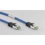 Wentronic 45657 Cat8.1 S/FTP netwerkkabel, RJ45, 0,25 m, blauw