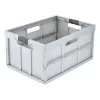 keeeper profi opvouwbox benno, 45 liter, licht zilver, geïntegreerde softgrepen, 50 kg draagvermogen 1023716000000