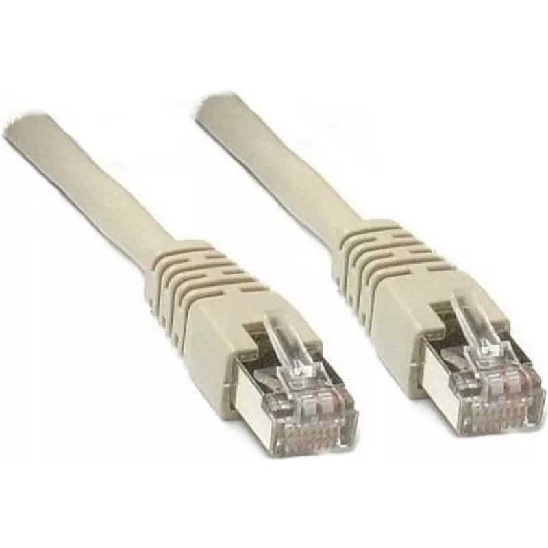 Wentronic Goobay CAT 5e crossover patchkabel, U/UTP, grijs-groen, 2 m - CCA kopergecoat aluminium (68864)