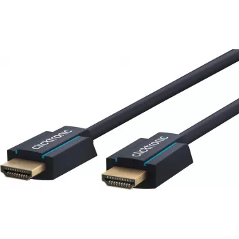 ClickTronic 70308 12,5m High-Speed HDMI-kabel met Ethernet - blauw